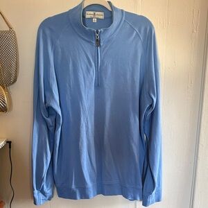 Fairway & Greene Sky Blue Zip-Up Sweater